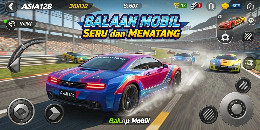 Tampilan antarmuka <strong>ASIA128</strong> yang menawan dan fitur balapan yang mengesankan.