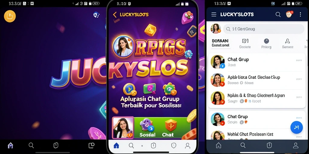 Tampilan antarmuka LUCKYSLOTS yang modern dan ramah pengguna.