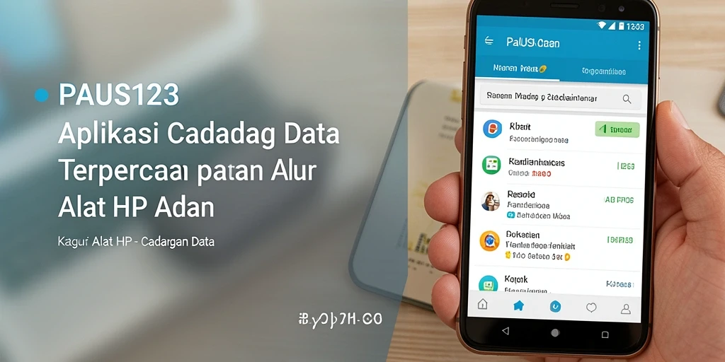 Antarmuka PAUS123 yang intuitif dan mudah digunakan.