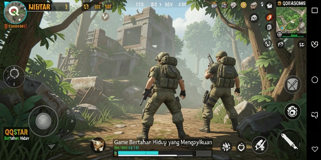 Menampilkan antarmuka dinamis dan menantang dari QQSTAR.